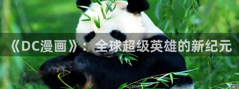 禁漫天堂漫画在线免：《DC漫画》：全球超级英雄的新纪元